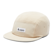Fleece 5-Panel Hat, Oatmeal, Detail