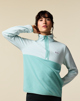 Amado Fleece Pullover - Women's, Surf/Tide Pool