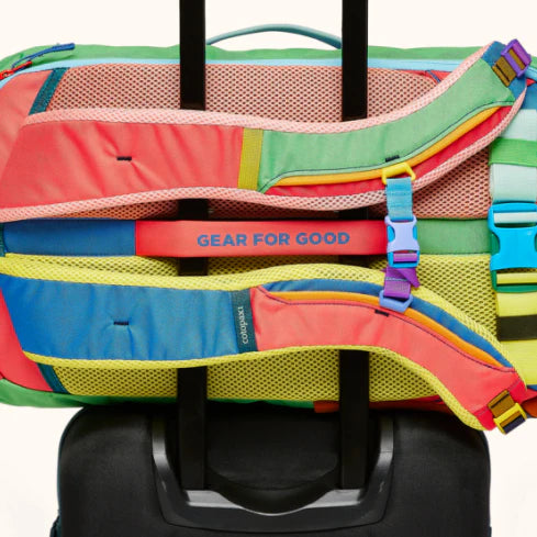 Pass-through strap for roller bags