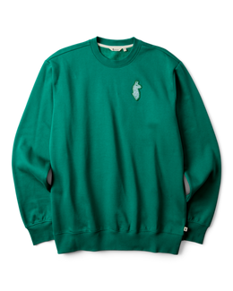 Lava Llama Crew Sweatshirt - Men's, Malachite