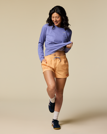 Brinco 3" Short - Solid - Women's, Cantaloupe