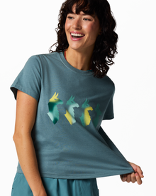 Cuatro Bitmap T-Shirt - Women's, Everglade